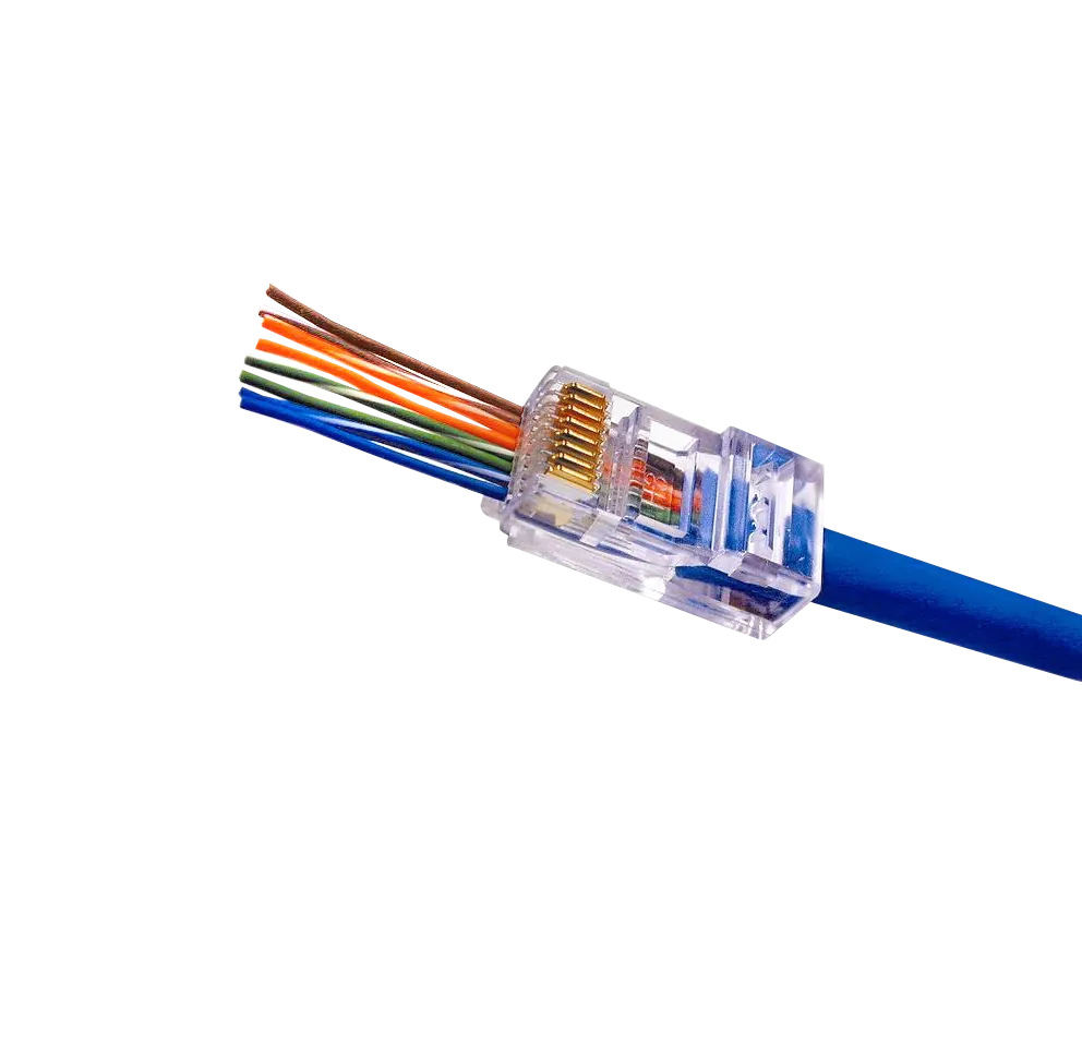 Conectores RJ45 XINTYLINK CAT6 UTP Bolsa 50 Orificios 1.1mm 2