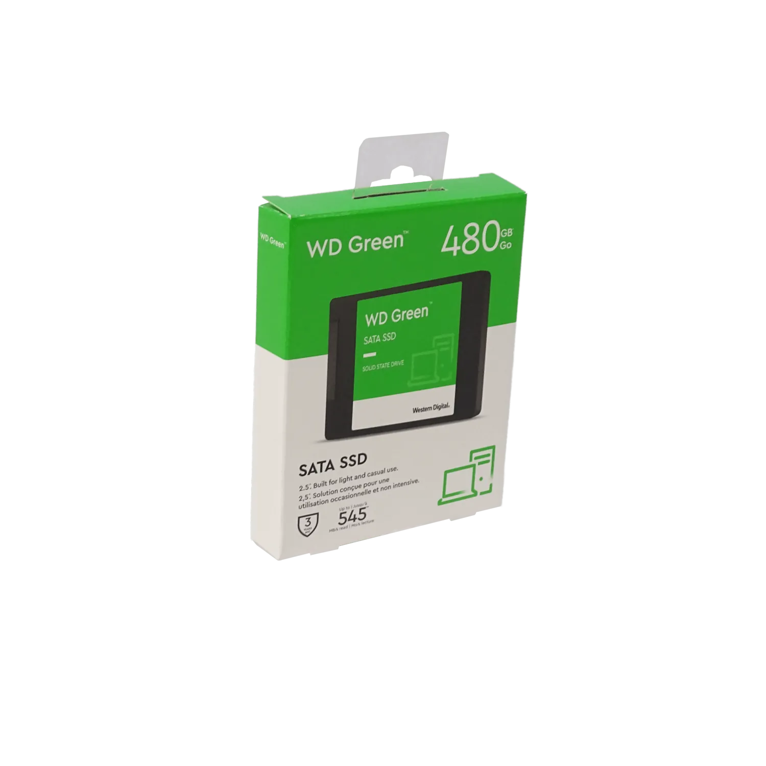 Unidad SSD Western Digital Green, 480GB, 2.5