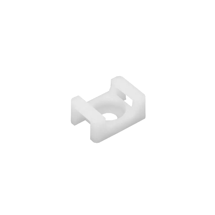 Base 22x16x9 100-un p/Amarra-CV p/Clavo/Tornillo-4,5mm Saddle 2