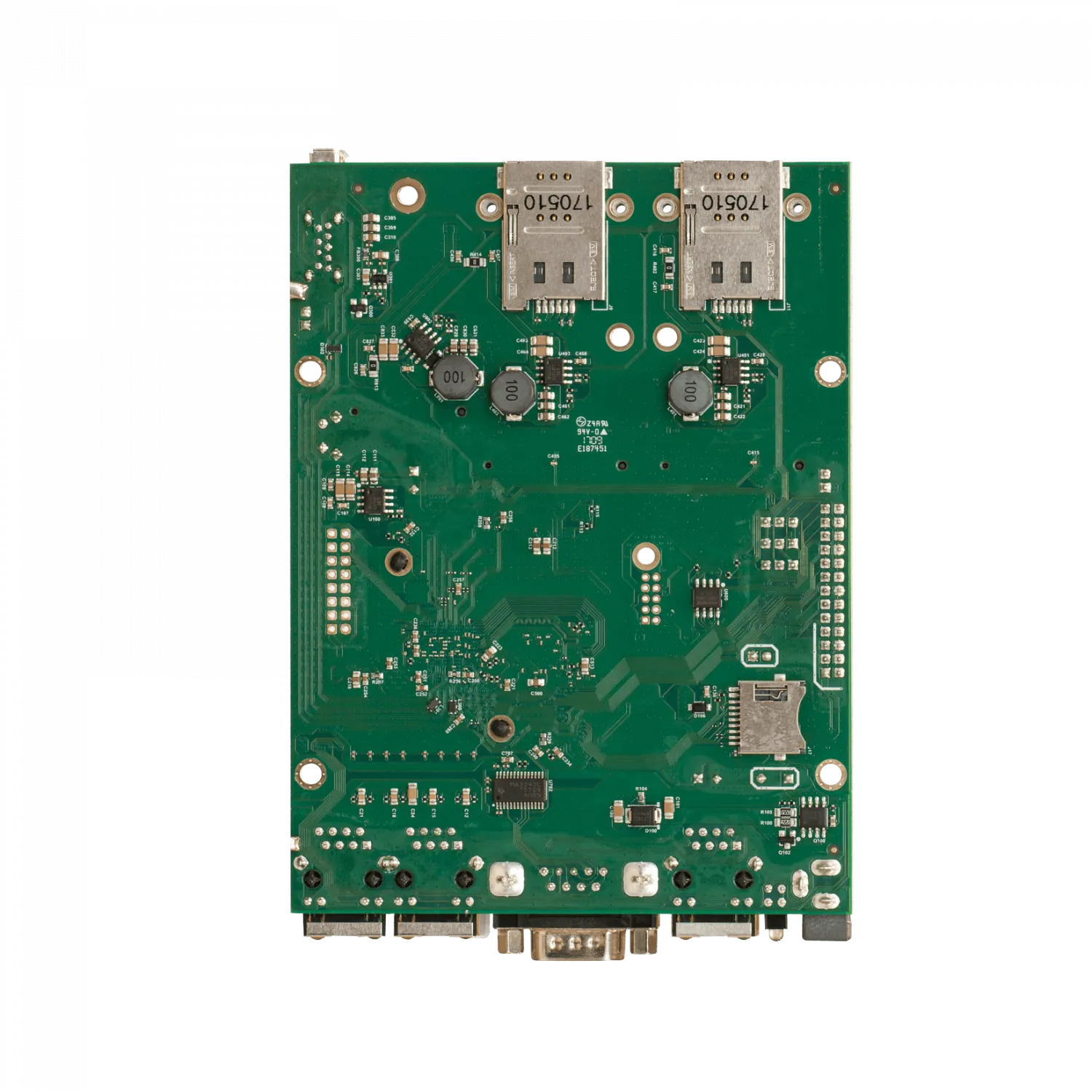RouterBoard MikroTik RBM33G - x3 Puertos Ethernet, x2 miniPCIe, CPU Dual-Core 880MHz, 256MB RAM 3