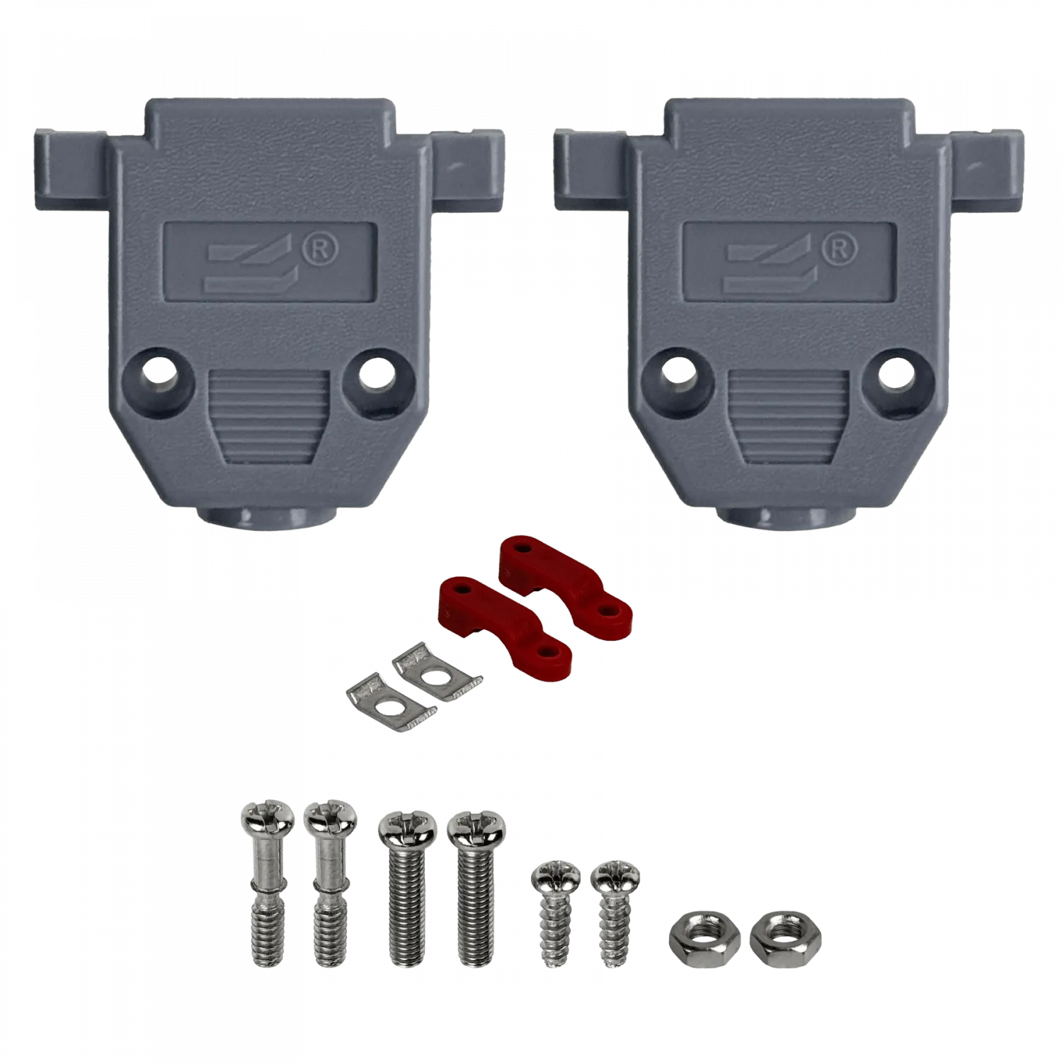 Tapa Plástica DB?Cap 39?mm para Conectores DB15/DB26 Gris 3