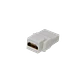 HDMI Angular-90-grados Hembra-Hembra Keystone Blanco - Miniatura 3