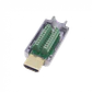 Conector HDMI Macho Blindado Atornillable v2.0, Terminal Volante con Tierra - Miniatura 3