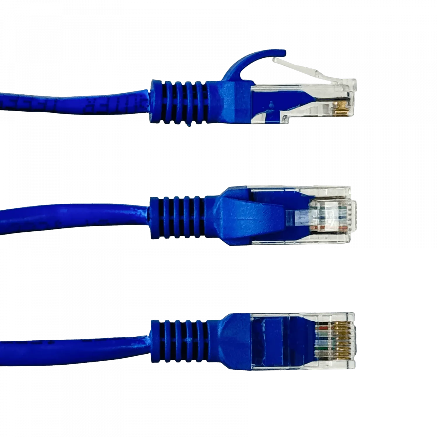 Cable Patch Genérico Cat5e 30mt Azul CCA Inyectado 2
