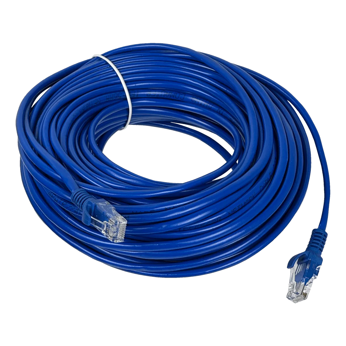 Cable Patch Genérico Cat5e 30mt Azul CCA Inyectado 4