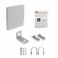 Antena Panel DualPol ALTELIX AP3437G18M2-NF 3,4-3,7GHz 18dBi 15x15° 2x2 N-Hembra 307x307mm - Miniatura 4