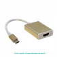 Adaptador USB-C Macho a HDMI Hembra v1.4, 1080p, 12cm, Solo para PC - Miniatura 2