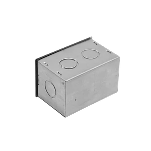 Caja Metálica FPCWM-1 A01, 100 × 65 × 65 mm con Tapa 106 × 69 mm Zincada