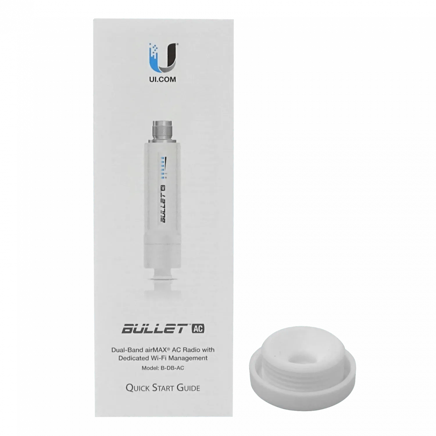 Punto de Acceso Exterior Dual-Band 2.4/5GHz, 22dBm, PoE Ubiquiti Bullet AC 3