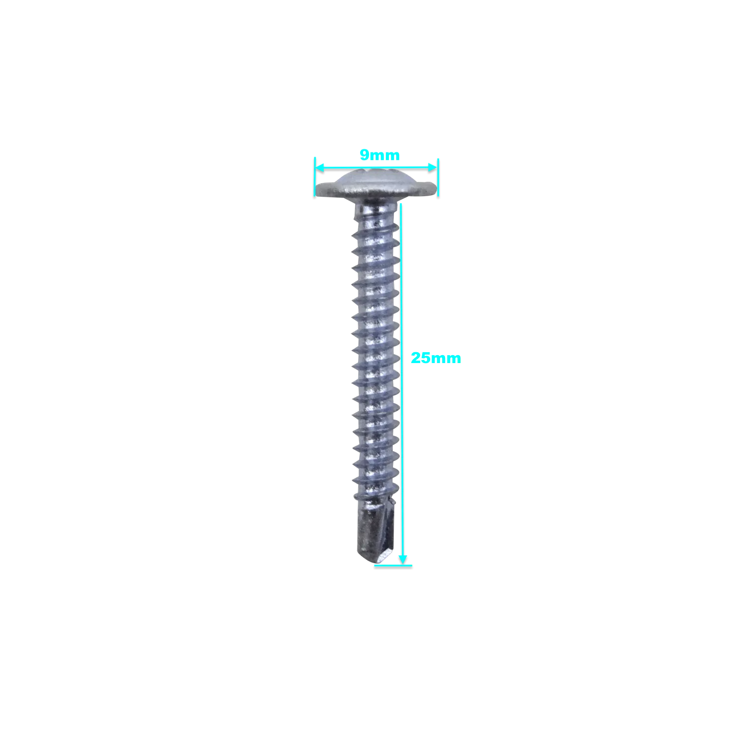 Tornillo Autoperforante Lenteja 8x1