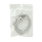 Cable USB Lighting 1mt-1,5mt A-Macho 100-150cm Blanco NO-IPHONE - Miniatura 3
