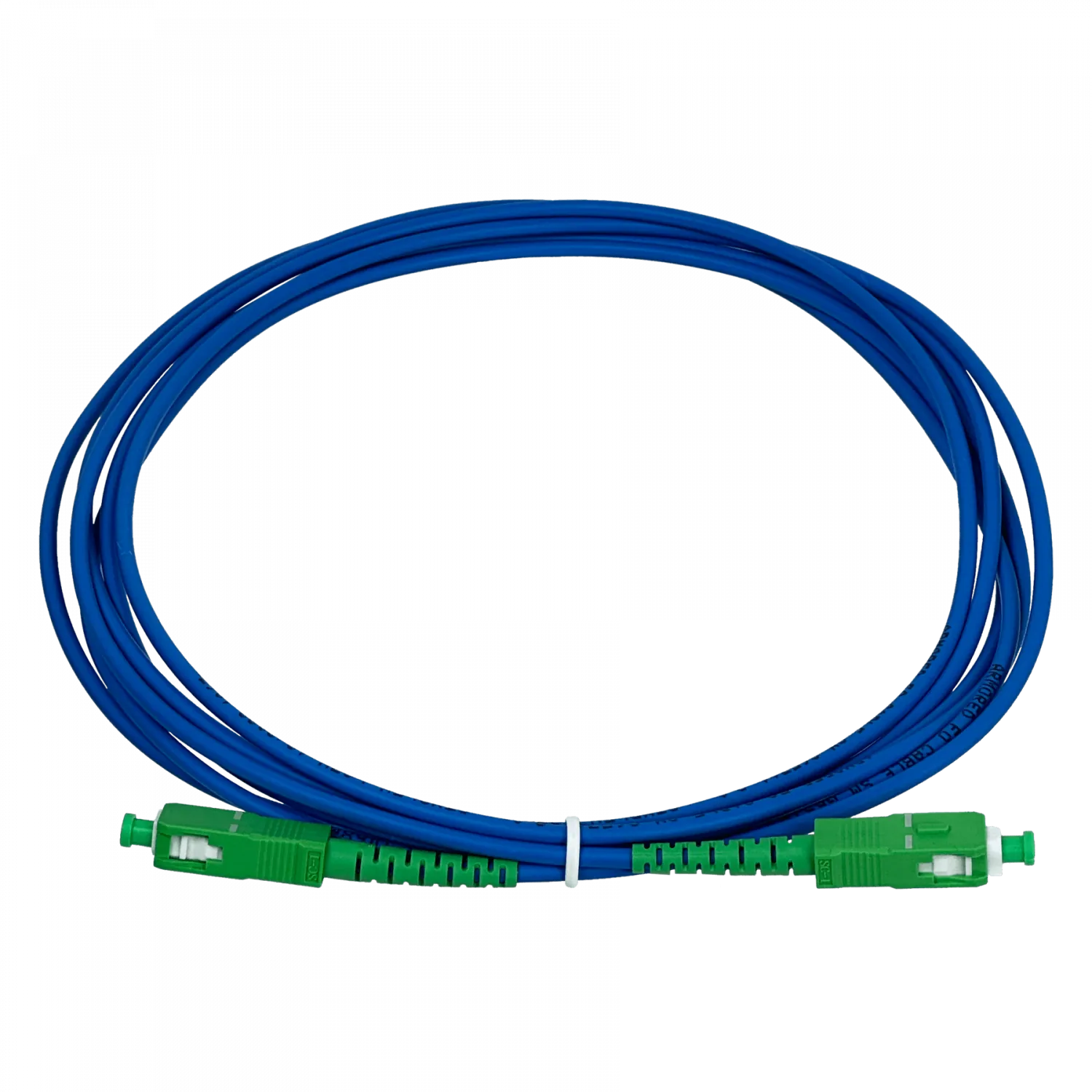 LSZH Blindado 3mt SC/APC-SC/APC SM Simplex JumperFibra 3.0mm 9/125um 3
