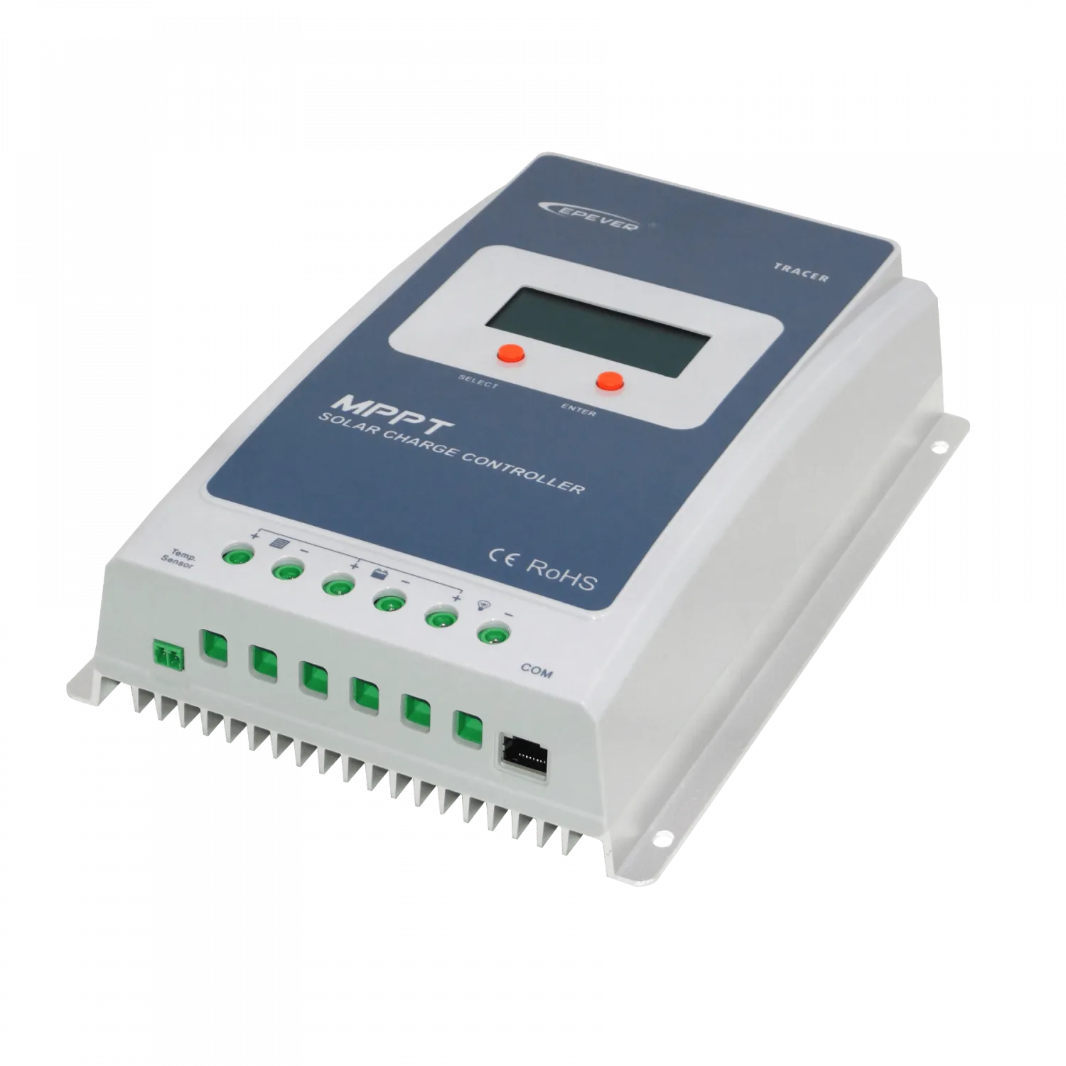 EPEVER 10A FV-100V IP30 1-RJ45-COM Regulador Carga 12V/24V MPPT Solar 2