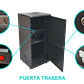 Rack 27U Ciego Fondo-60cm Ancho-19pulg Piso Ruedas Bandeja-30cm PDU - Miniatura 5