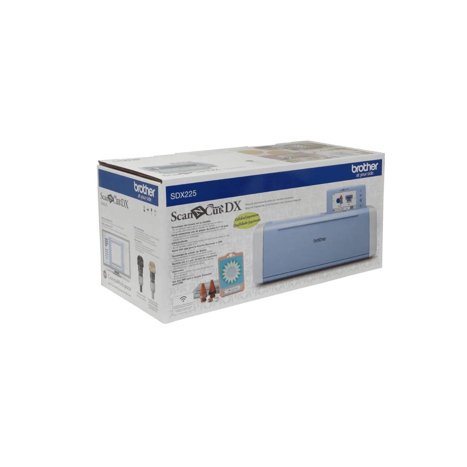 Plotter Brother SDX-225 corte 5mm USB WiFi 30x60cm LCD tactil 2
