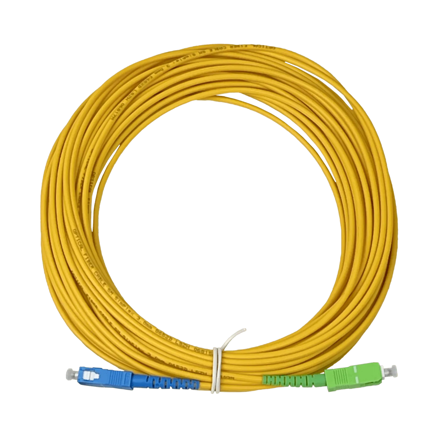 15mt SC/APC-SC/UPC MonoModo SM Simplex Jumper Cable Fibra 3mm 9/125um 3