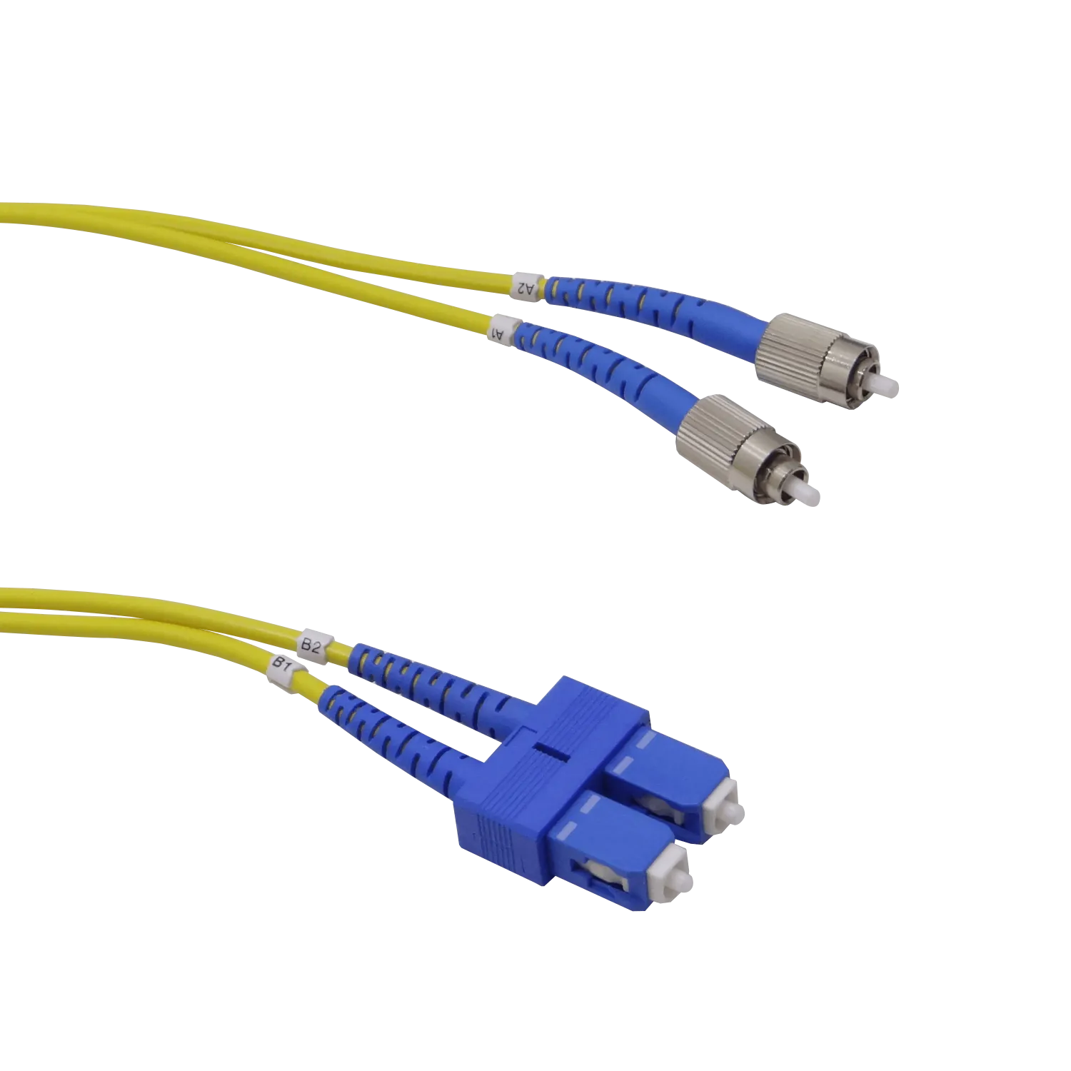 25mt SC-FC MonoModo SM Duplex Jumper Cable Fibra 9/125um 3.0mm 2