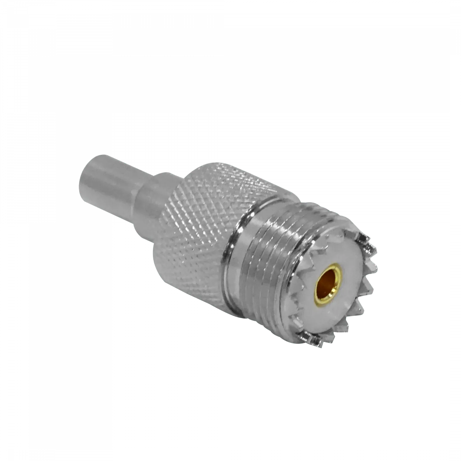 Conector UHF GENERICO UH2C hembra LMR195 PL259 crimpeable soldable CA195 2