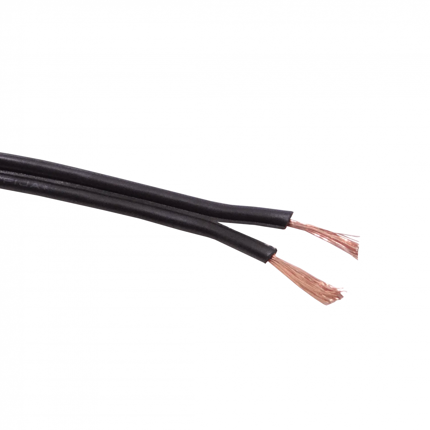 2x16AWG CCA 100mts Cable PVC Negro Paralelo Multifilar Aluminio 2