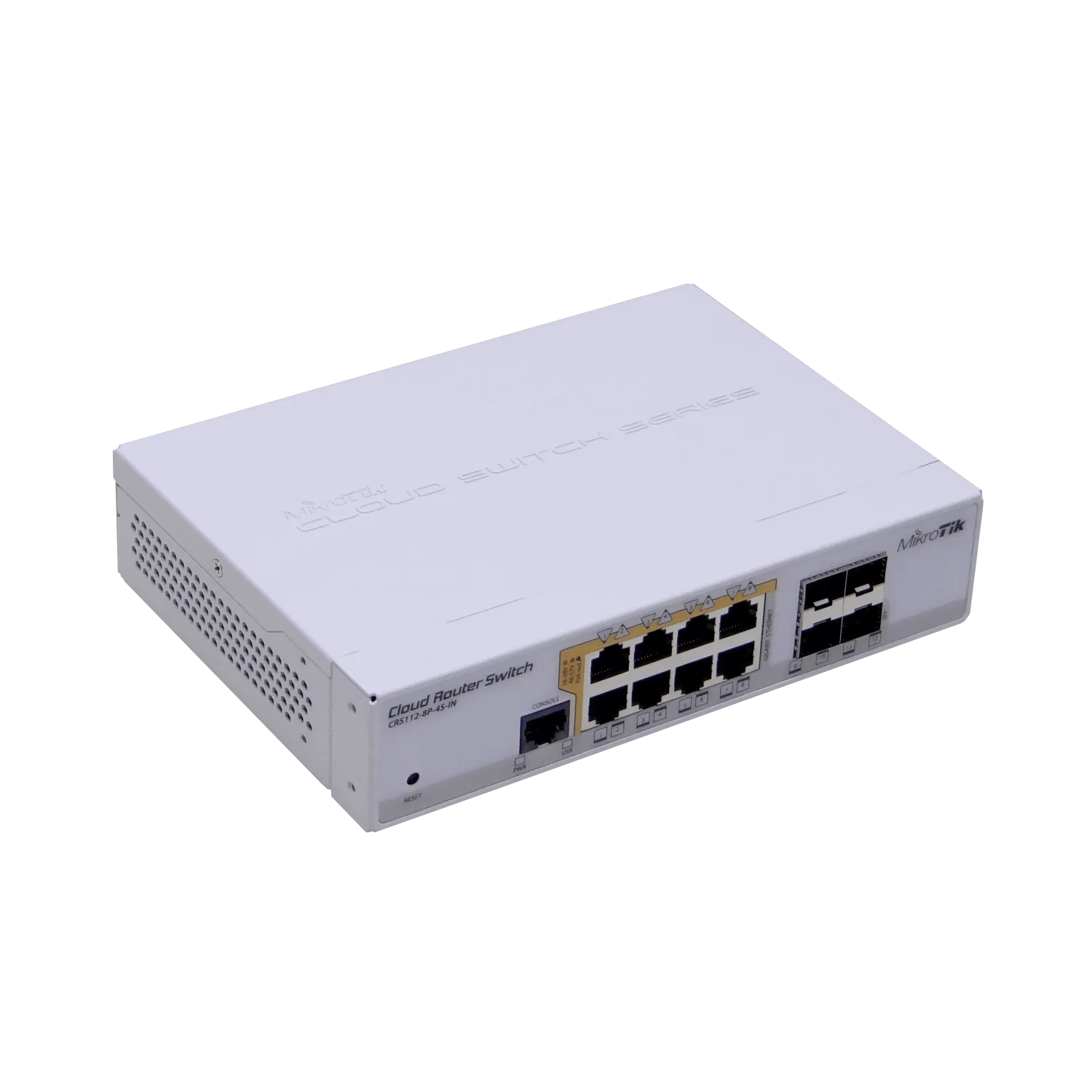 MikroTik Cloud Router Switch CRS112-8P-4S-IN - Conmutador - L3 - Gestionado - 18 x 10/100/1000 6