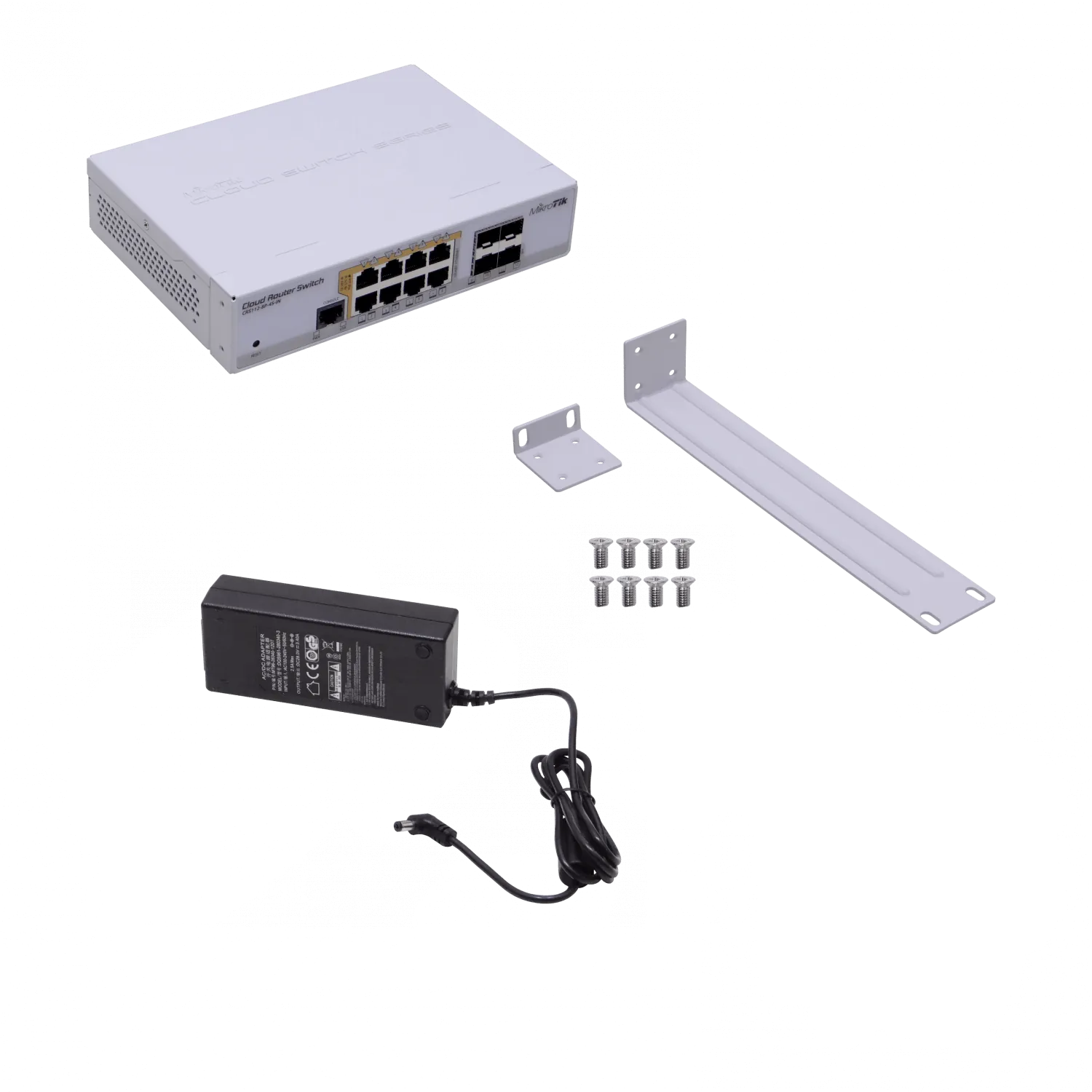 MikroTik Cloud Router Switch CRS112-8P-4S-IN - Conmutador - L3 - Gestionado - 18 x 10/100/1000 4