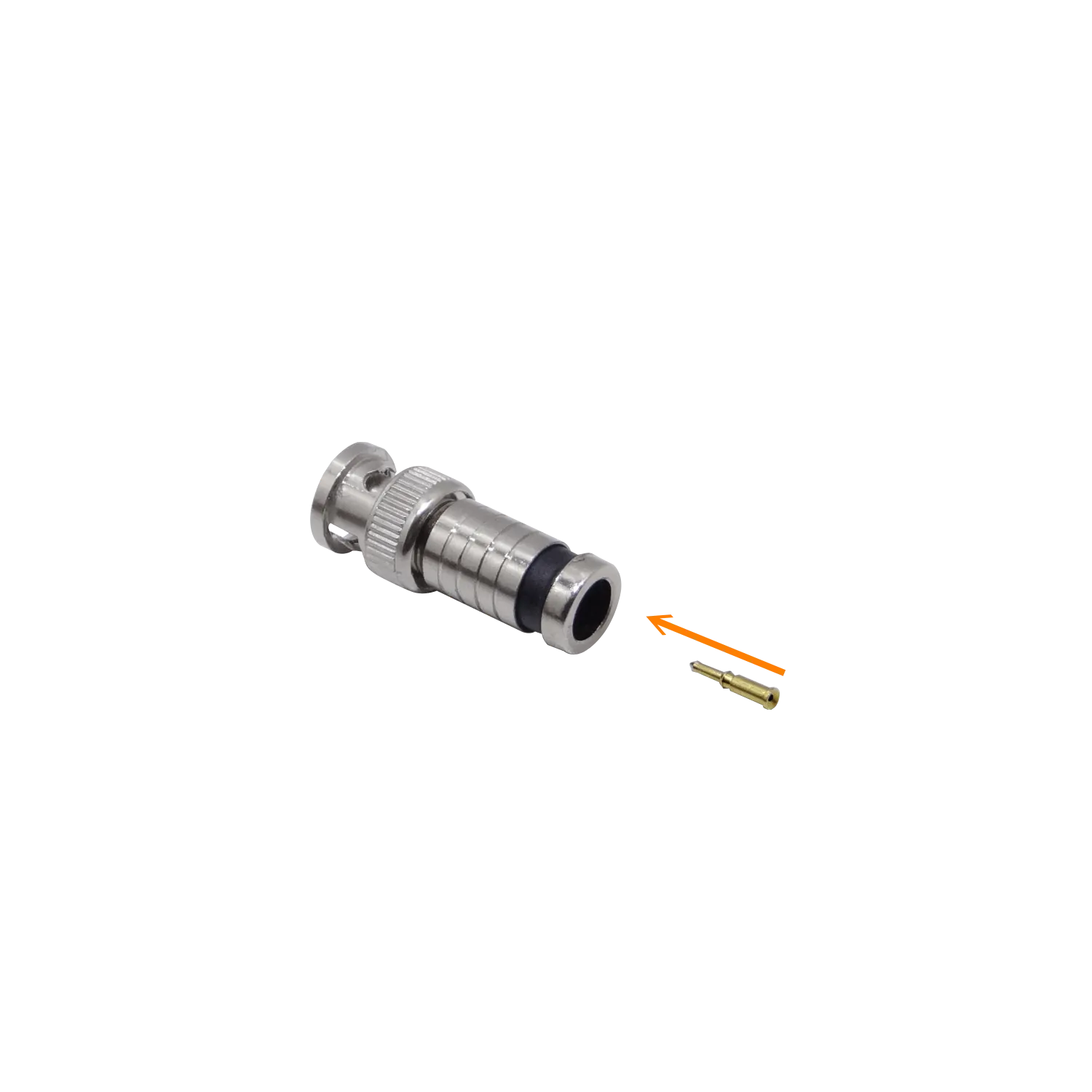 Conector BNC Macho de Compresión para Cable Coaxial RG59 BM-N59 4