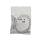 Pack x4 Cable Patch LINKMADE Cat6 Gris 60cm LSZH Inyectado Multifilar - Miniatura 2