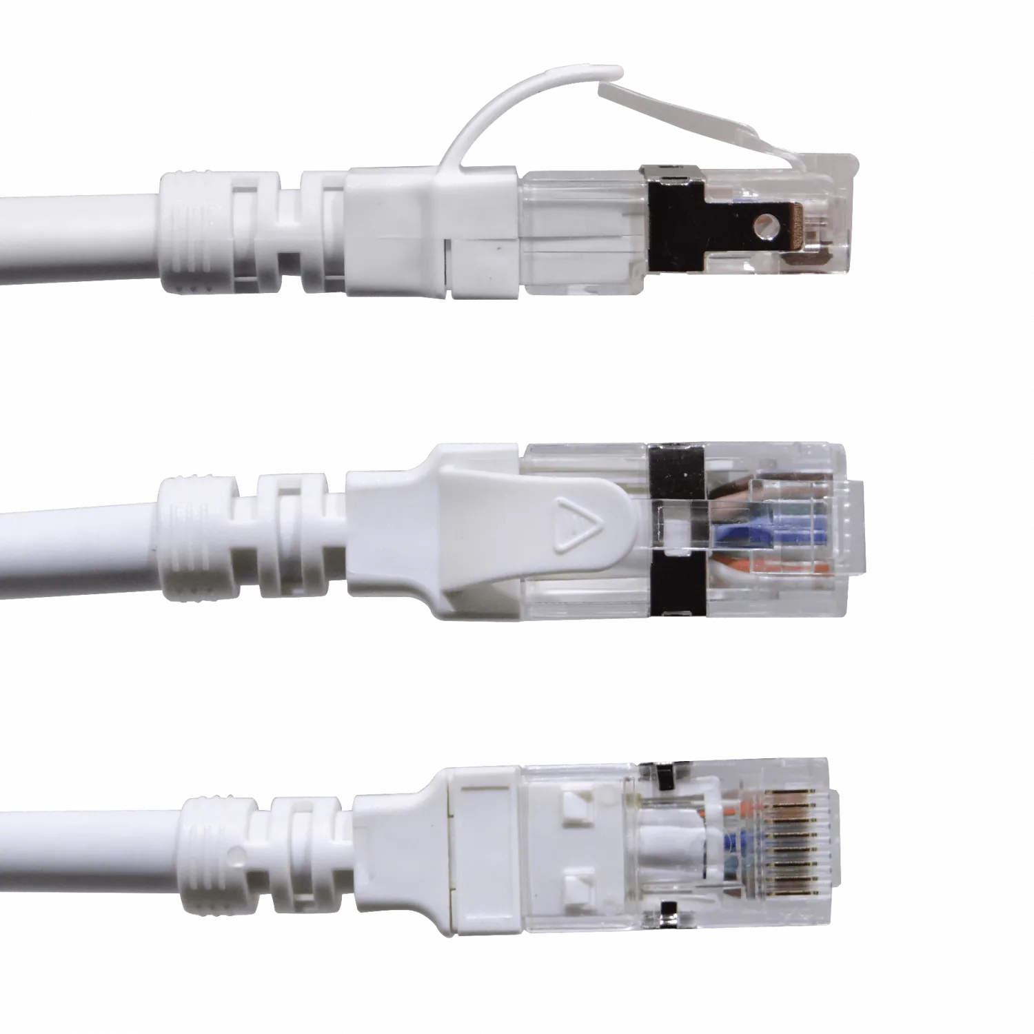 Cable Patch LINKMADE Cat6A U/FTP Blanco LSZH, 15m, Inyectado, Multifilar 4