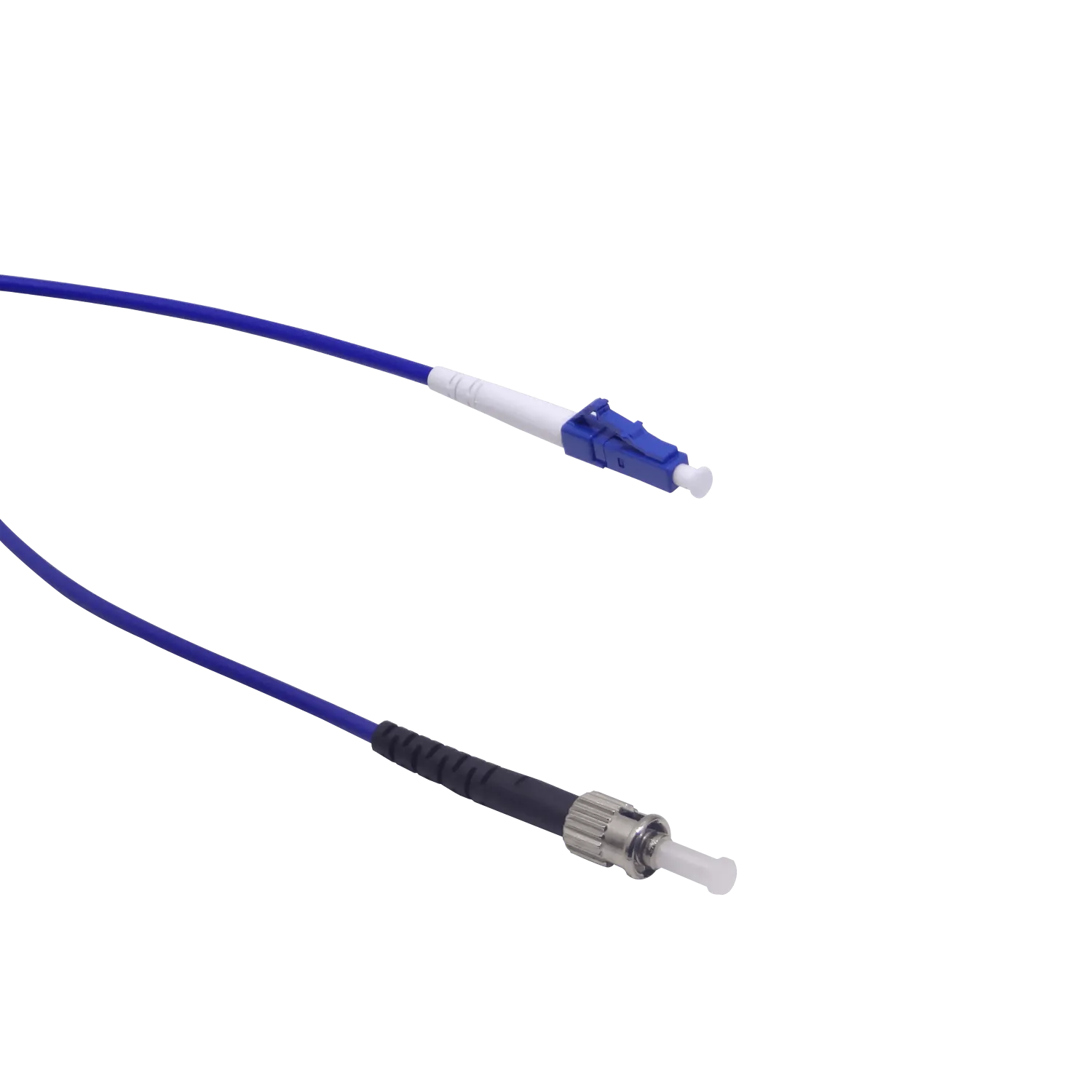 LSZH Blindado 2mt LC-ST Mono SM Simplex Jumper Cable Fibra 3.0mm 9/125 2