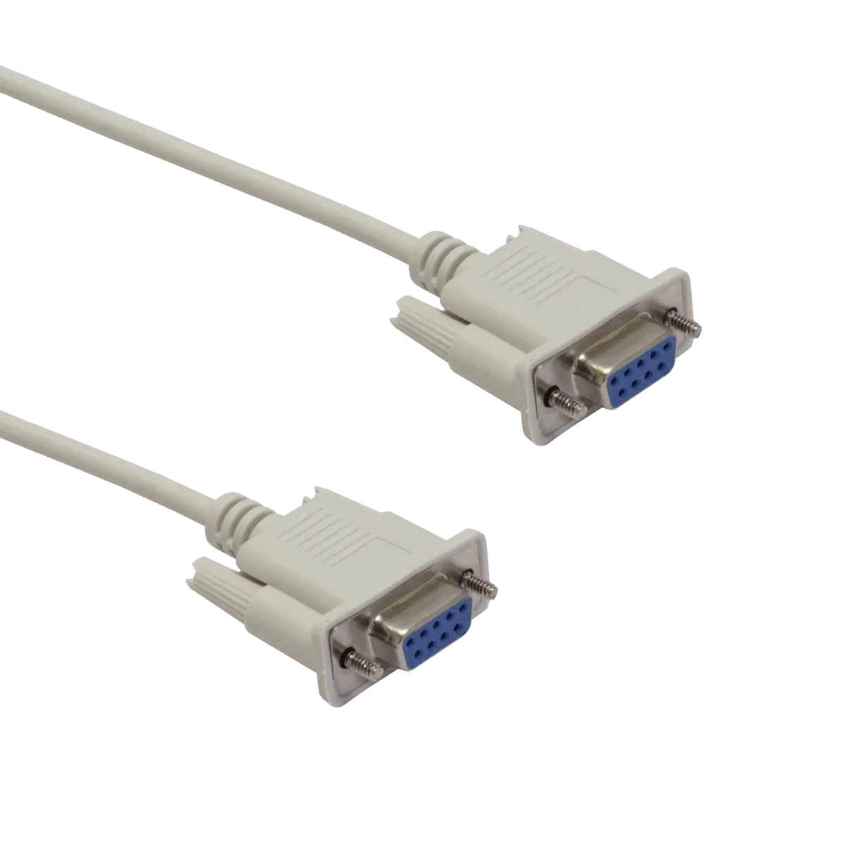 Null-Modem 3mt DB9-Hembra-Hembra 300cm Cable Cross Serial RS232 DE-09 2
