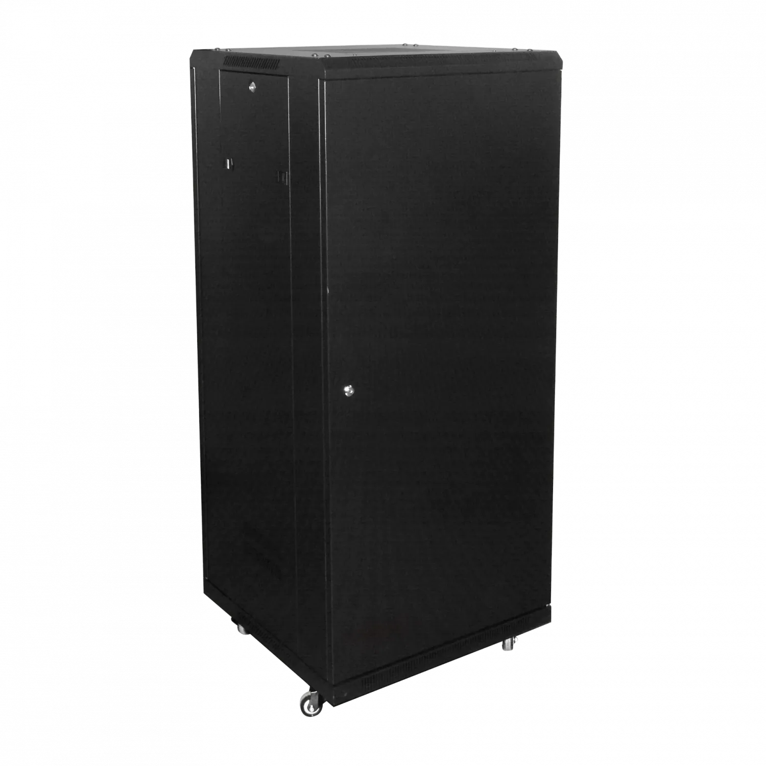 LINKMADE Vidrio 27U 600mm 60cm-Fondo Rack Turbina-PDU-Bandeja Negro 4