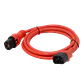 1,8mt Rojo Macho-Hembra Cable de Poder C13/C14 7A 3x0,82mm2 180cm - Miniatura 2