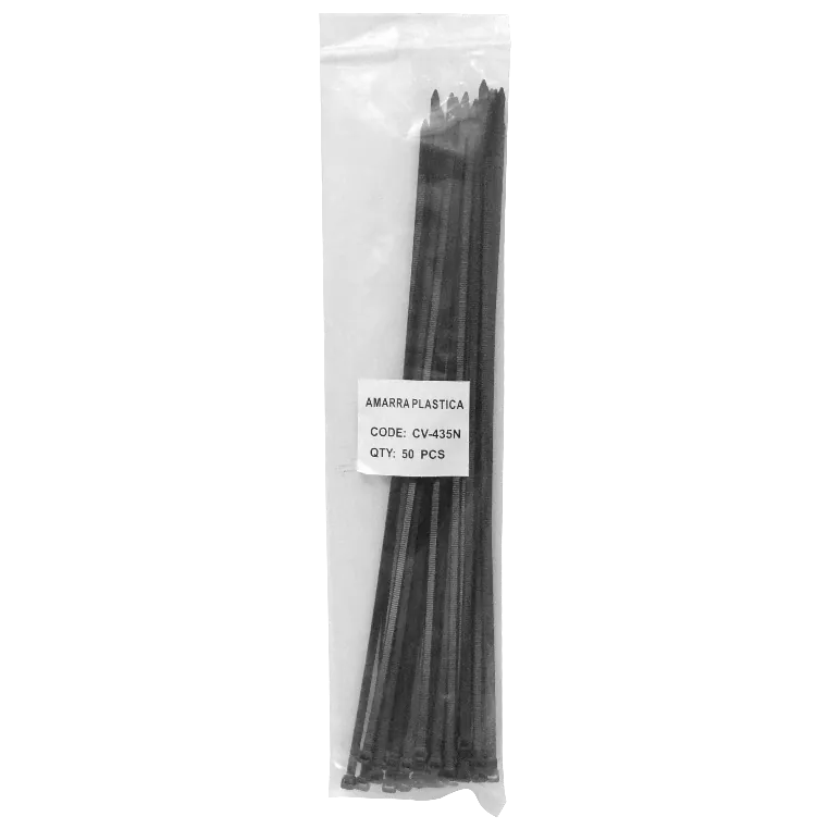 50-un 350x4,8mm Negra Amarra Plastica Nylon 4.8x350mm 3