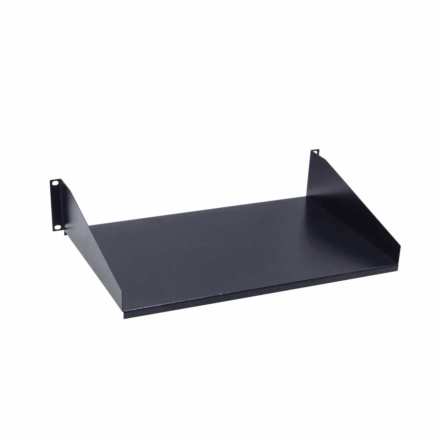 Bandeja Rack LINKMADE 2U Lisa Extra Resistente, 30cm, Negra, Requiere M6-4KIT 2