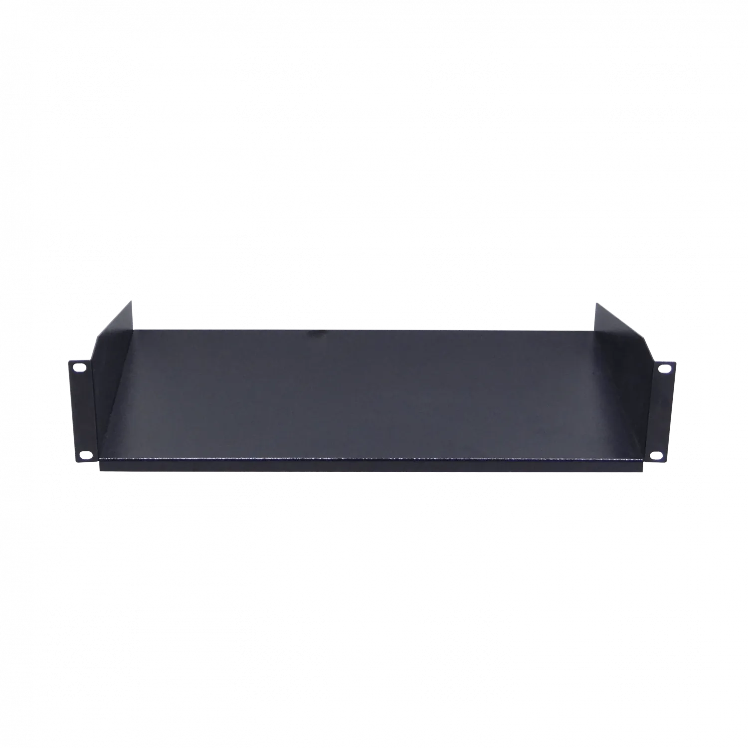 Bandeja Rack LINKMADE 2U Lisa Extra Resistente, 30cm, Negra, Requiere M6-4KIT 3