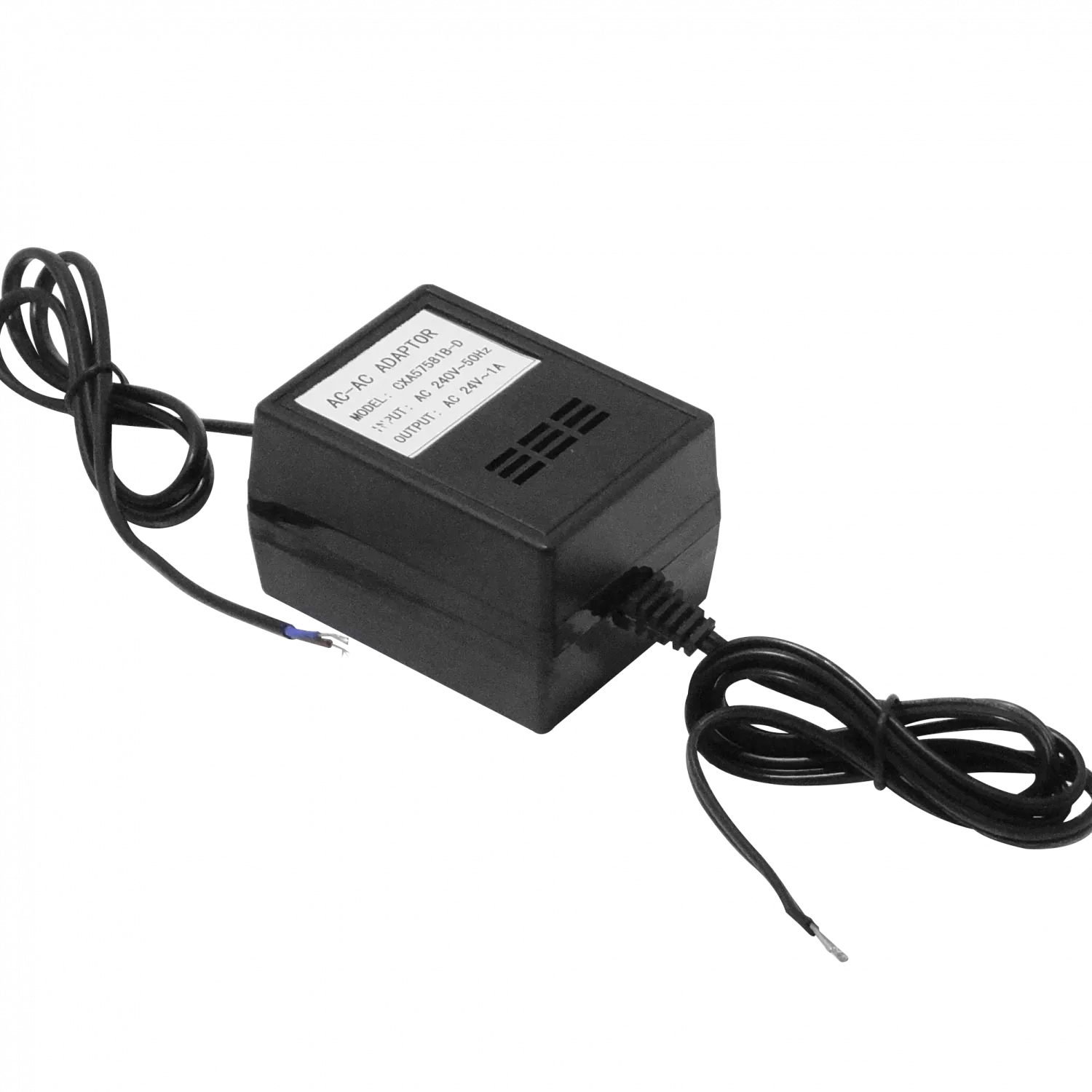 Fuente de Poder 24VAC 1A 24W, Bobina con Cables Sueltos, Trafo 1000mA 2