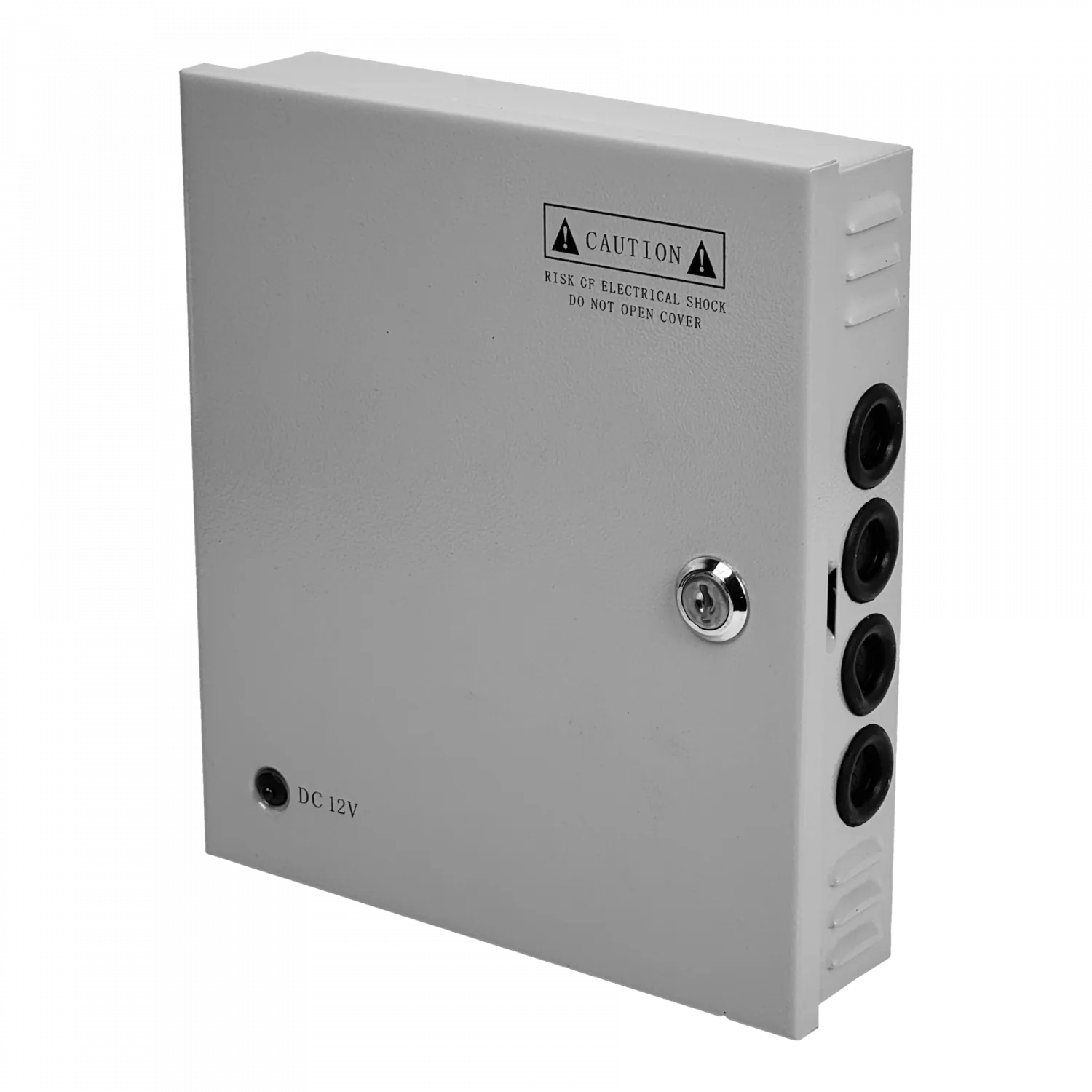 120W 12VDC 10A 9-Salida Gabinete-llave Piloto 100-240VAC Fuente Poder 7