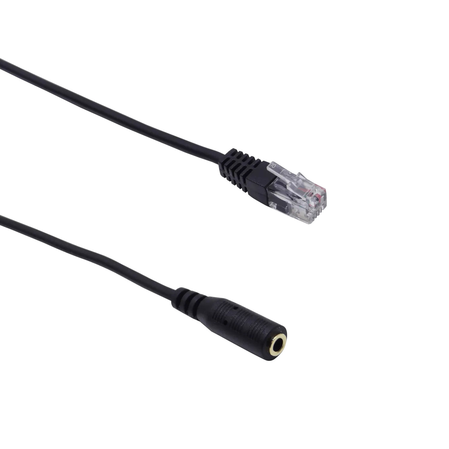 RJ9-Macho a 3,5mm-Hembra Cable 21cm para Auricular en Telefono IP 3.5 2