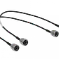 Par de Cables Coaxiales ALGCOM 2NN - 50 cm, N-Macho a N-Macho, SM141 - Miniatura 2