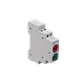 CHINT Verde/Rojo Luz Piloto LED 230VAC 20mA 4-pin para Riel Din - Miniatura 2