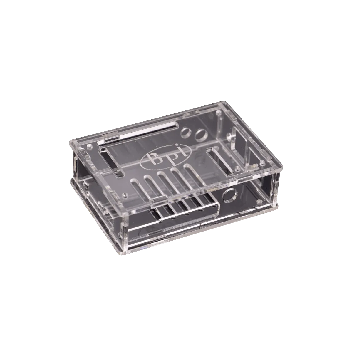 Caja Acrílica BPI-M1+CA Transparente, Armable, Compatible con Banana Pi M1+ 2