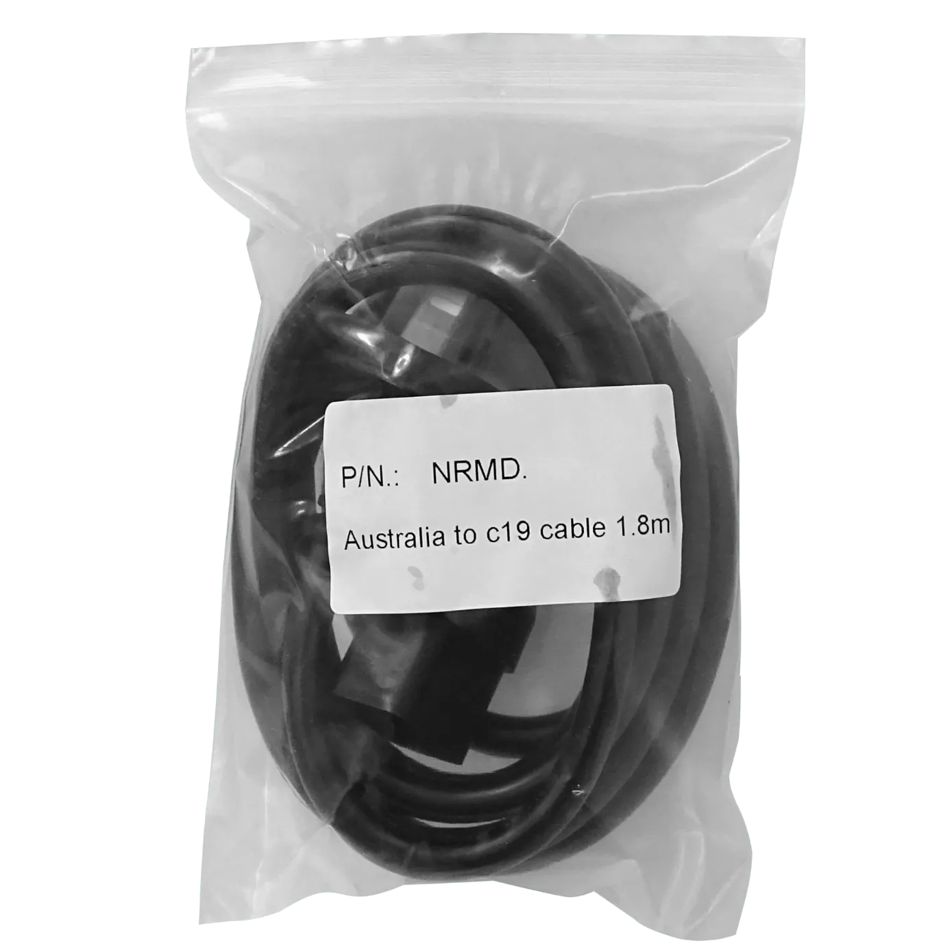 I-Macho C19-Hembra Cable Poder Negro 1,8mt Type-I=Argentina/Australia 2