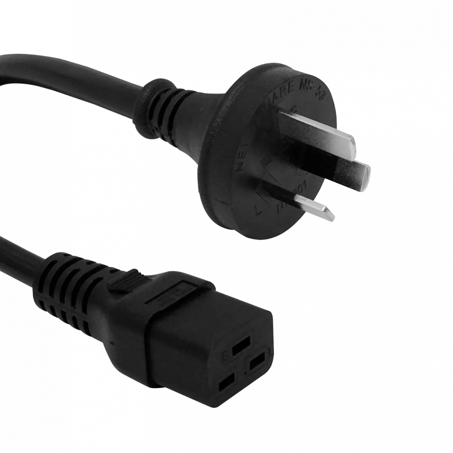 I-Macho C19-Hembra Cable Poder Negro 1,8mt Type-I=Argentina/Australia 3