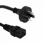 I-Macho C19-Hembra Cable Poder Negro 1,8mt Type-I=Argentina/Australia - Miniatura 3