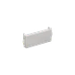 Tapa Ciega Blanca p/FQ1 FQ2 FQ3 Placa Mural 120x70mm Multimedia LY-143 - Miniatura 2