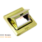 Caja de Piso RST-6P 6-RJ45 Hembra Abatible Metálica 100x100x55mm con Tapa 120x120mm - Miniatura 2