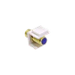 Blanco F-F Oro Coaxial Keystone Copla Union F-H F-H - Miniatura 2