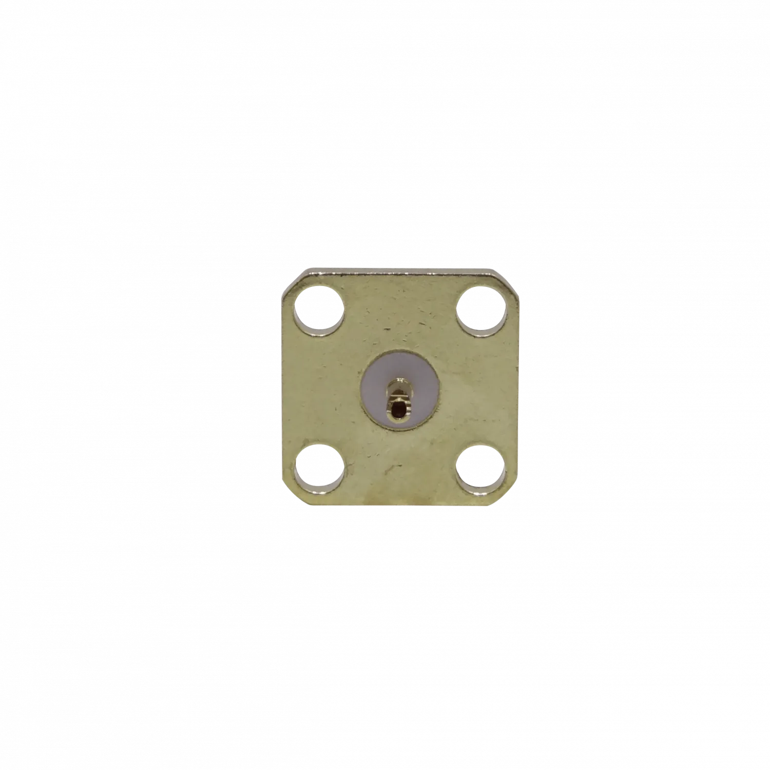 Conector SMA Hembra Chasis 4 Perforaciones Panel Soldable SHC4 4