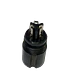 Conector GX12 Hembra Volante de 3 Pines Soldable GX12HV-3 - Miniatura 3