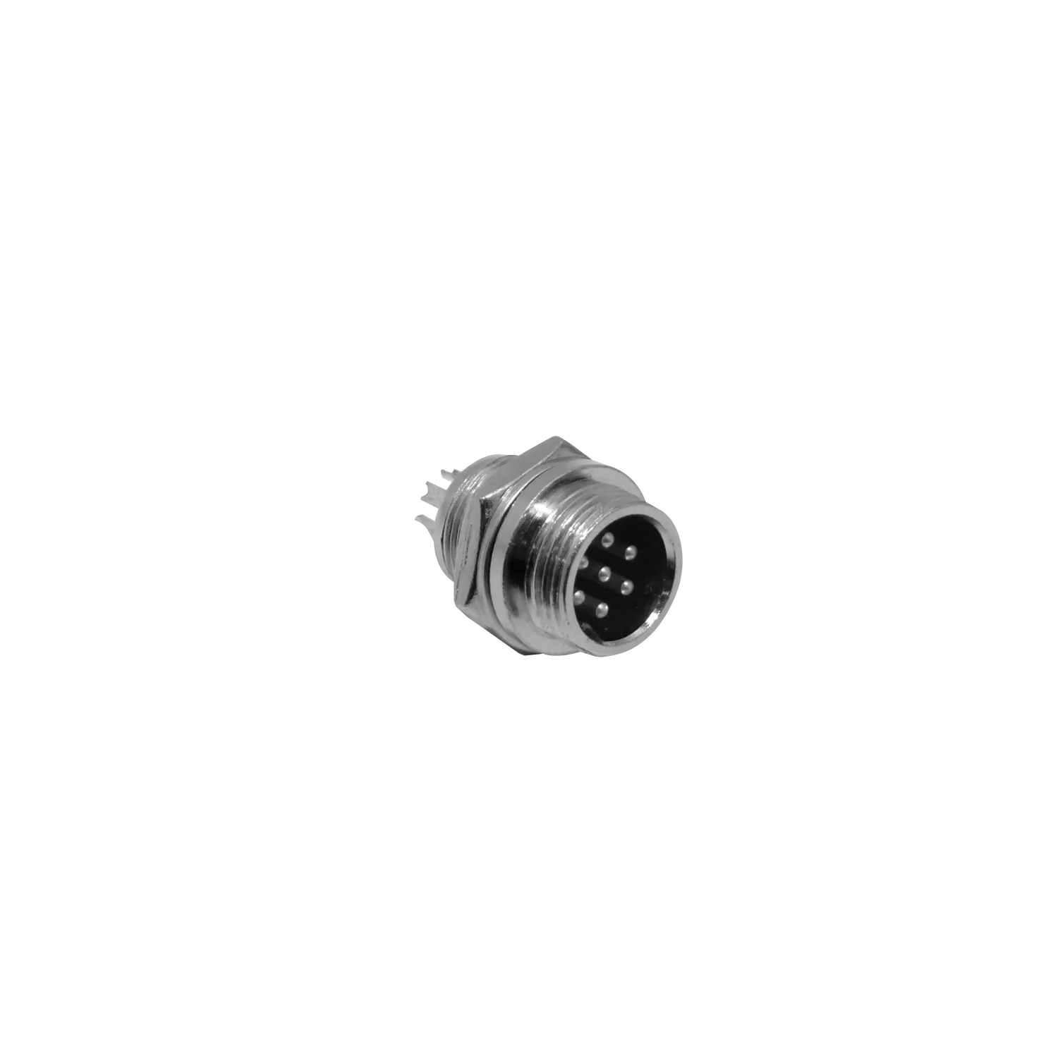 Conector GX12 Macho Chasis de 7 Pines Soldable GX12MC-7 2